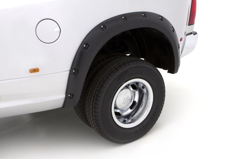 Lund 10-17 Dodge Ram 2500 RX-Rivet Style Smooth Elite Series Fender Flares - Black (2 Pc.)