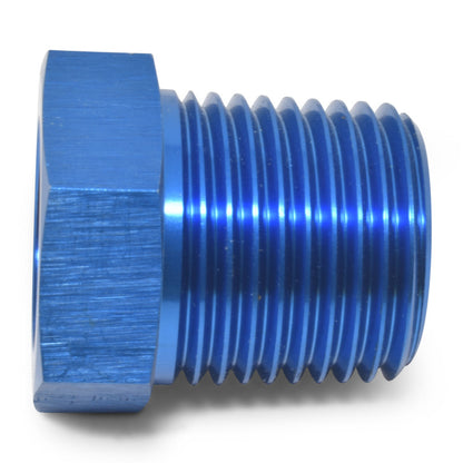 Russell Performance 1/2in Male to 1/4in Female Pipe Bushing Reducer (Blue)