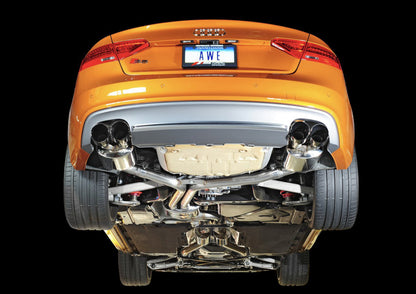 AWE Tuning Audi B8.5 S5 3.0T Touring Edition Exhaust System - Diamond Black Tips (90mm)