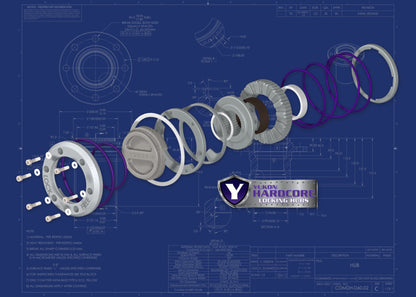 Yukon Gear Hardcore Locking Hub For Dana 60 / 30 Spline