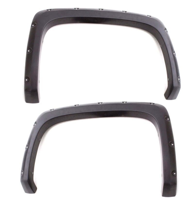 Lund 15-17 GMC Sierra 2500 RX-Rivet Style Smooth Elite Series Fender Flares - Black (4 Pc.)