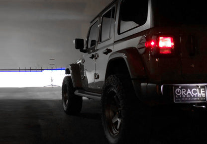 Oracle Oculus Bi-LED Projector Headlights for Jeep JL/Gladiator JT Satin Silver 5500K