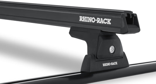Rhino-Rack Heavy Duty 54in 2 Bar Roof Rack w/Tracks - Black