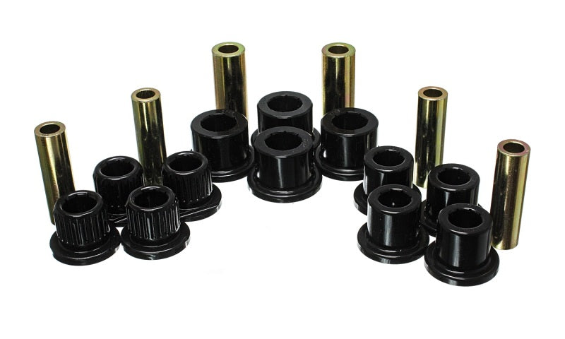 Energy Suspension 99-04 Ford F-350 2wd/F-250 SD 4wd/F-350 4wd Black Rear Leaf Spring Bushing Set