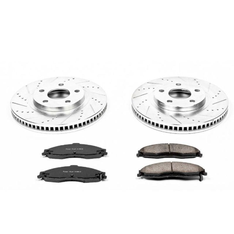 Power Stop 98-02 Chevrolet Camaro Front Z23 Evolution Sport Brake Kit