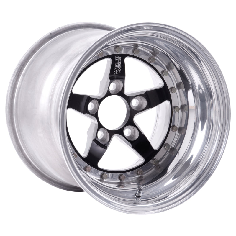 Weld Weldstar 15x8 / 5x120mm BP / 3.5in. BS Black Wheel - Non-Beadlock