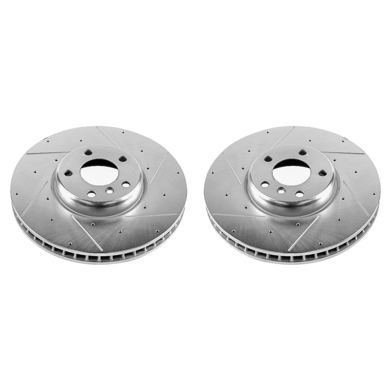 Power Stop 10-17 BMW 535i GT Front Evolution Drilled & Slotted Rotors - Pair