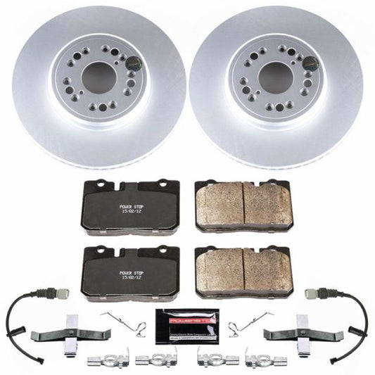 Power Stop 95-00 Lexus LS400 Front Z17 Evolution Geomet Coated Brake Kit