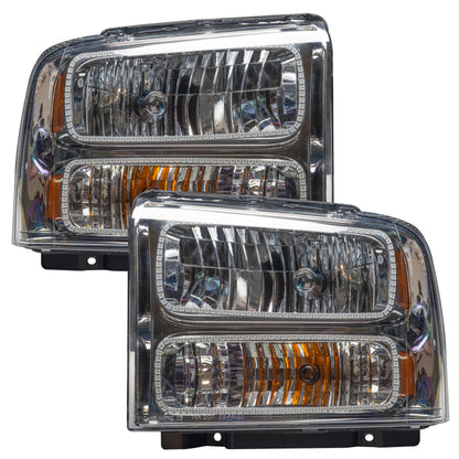Oracle 05-07 Ford F-250/350 SMD HL - Chrome - ColorSHIFT