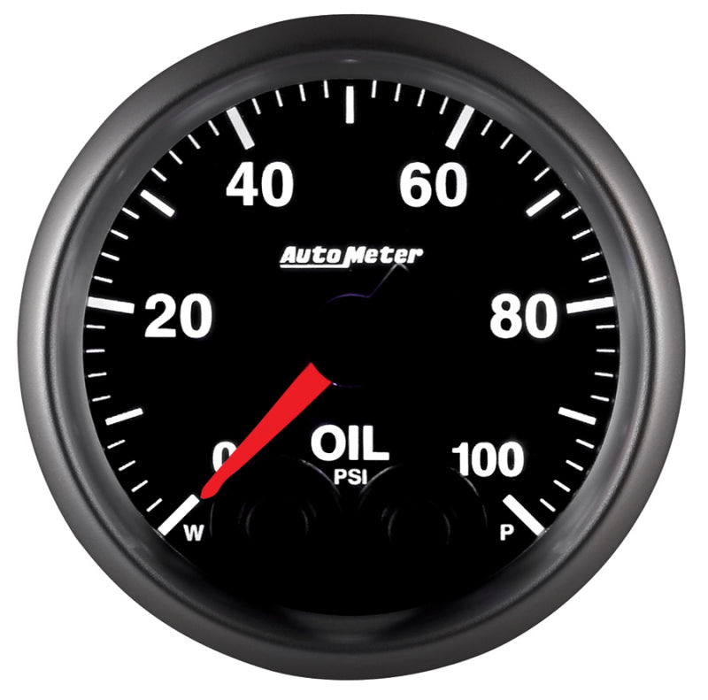 Autometer Elite 52mm Oil Pressure Peak and Warn Gauge w/ Electonic Control