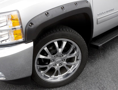 Lund 15-17 GMC Sierra 2500 RX-Rivet Style Smooth Elite Series Fender Flares - Black (4 Pc.)