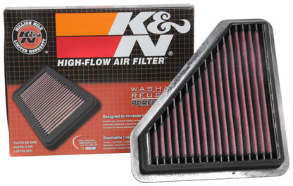 K&N 12-17 Honda Civic IX L4-1.4L F/I Drop In Air Filter