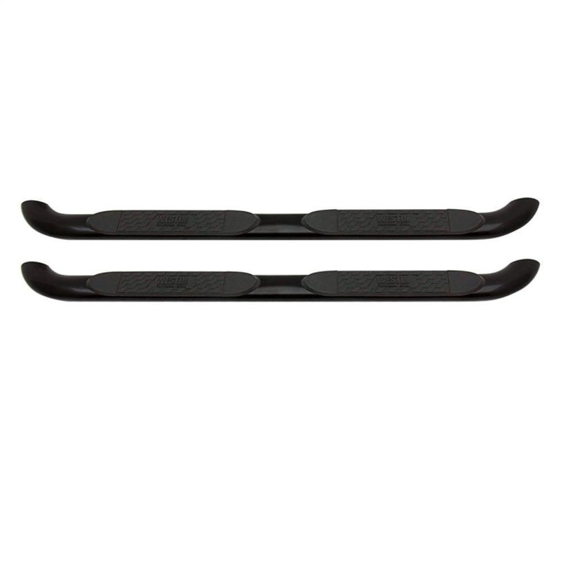 Westin 2007-2018 Toyota Tundra CrewMax Platinum 4 Oval Nerf Step Bars - Black