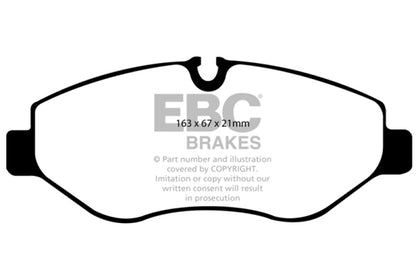 EBC 07+ Dodge Sprinter 2500 Ultimax2 Front Brake Pads