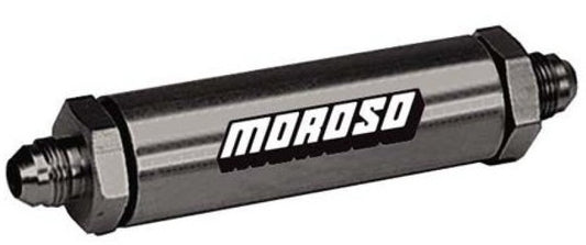 Moroso Oil Filter - In Line Screened -12An - Aluminum