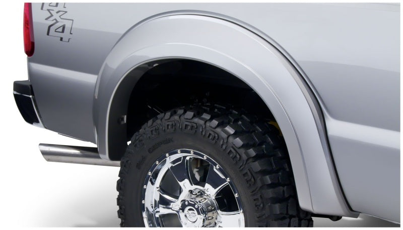 Bushwacker 11-16 Ford F-250 Super Duty Styleside Extend-A-Fender Style Flares 2pc - Black