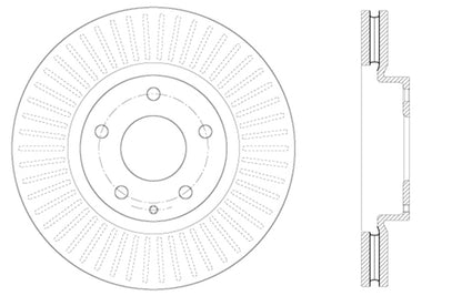 StopTech Performance Front Right Brake Rotor