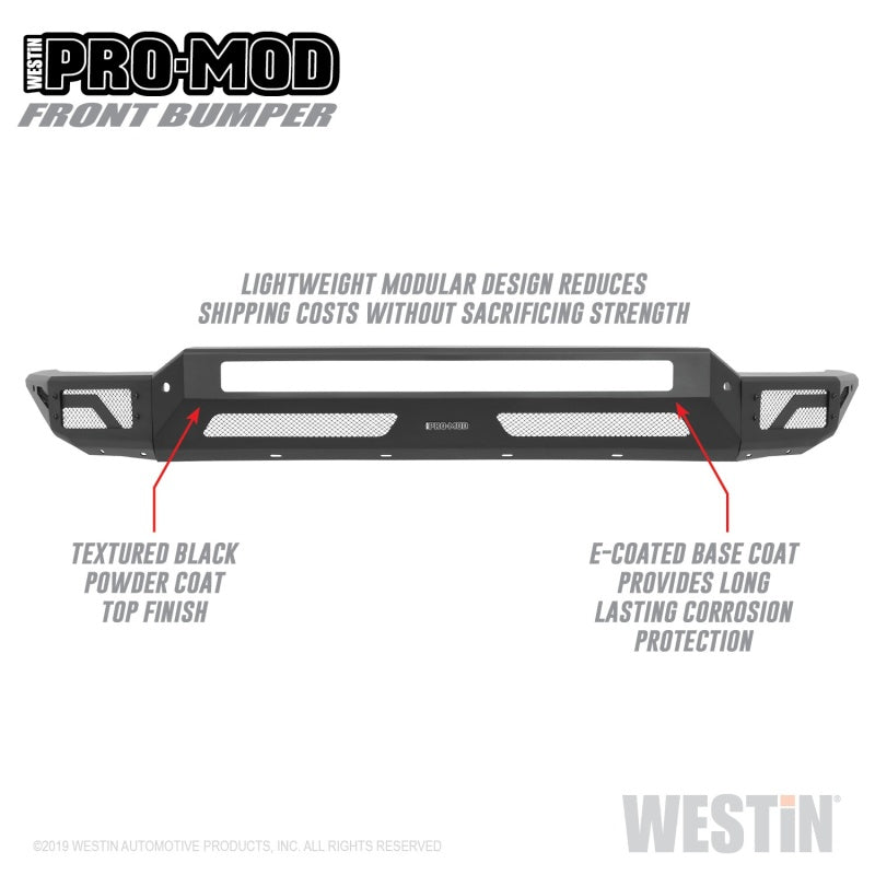 Westin 2020 Chevrolet Silverado 2500/3500 Pro-Mod Front Bumper