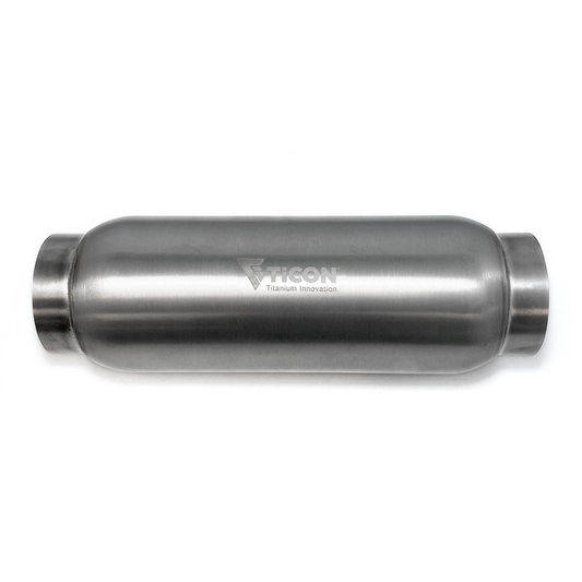 Ticon Industries 3.5in Titanium Bullet Resonator 5in Body x 7in OAL