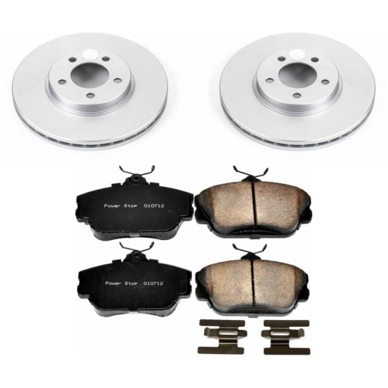 Power Stop 96-99 Ford Taurus Front Z17 Evolution Geomet Coated Brake Kit