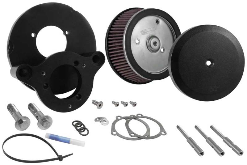 K&N Street Metal  Intake System Black for Harley Davidson