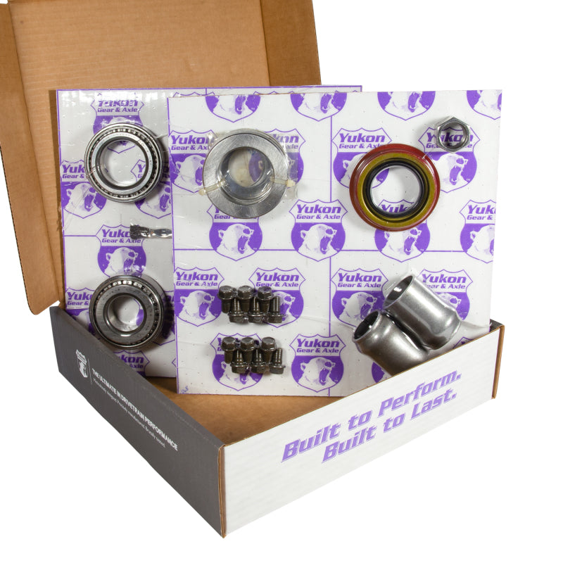 Yukon 8.875in GM 12T 3.73 Rear Ring & Pinion Install Kit 30 Spline Positraction Axle Bearings