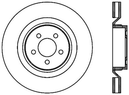 StopTech Power Slot 06-07 Chrysler SRT-8 Front Right Cryo Slotted Rotor