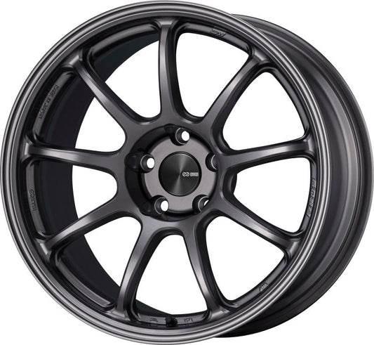 Enkei PF09 17x7.5 5x114.3 45mm Offset 75mm Bore Dark Silver Wheel