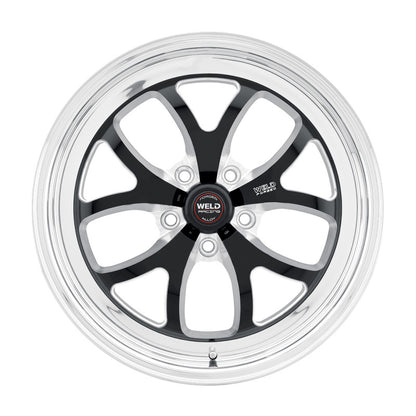 Weld S76 15x8.33 / 5x4.75 BP / 5.5in. BS Black Wheel (Low Pad) - Non-Beadlock