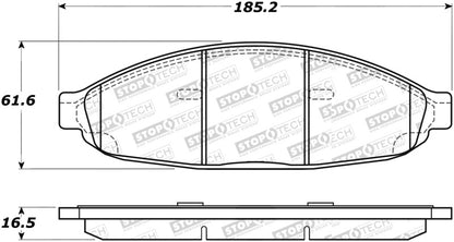 StopTech Street Select Brake Pads - Rear