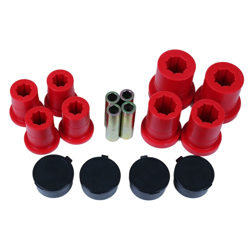 Energy Suspension 05-15 Toyota Tacoma 2WD (5-Lug) Front Control Arm Bushing Set - Red