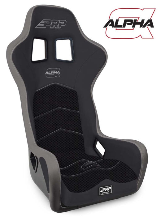 PRP Alpha Composite Seat- Black/Grey