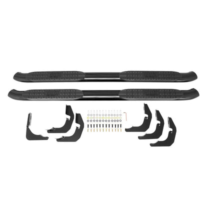 Westin 2009-2014 Ford F-150 SuperCrew PRO TRAXX 4 Oval Nerf Step Bars - Black