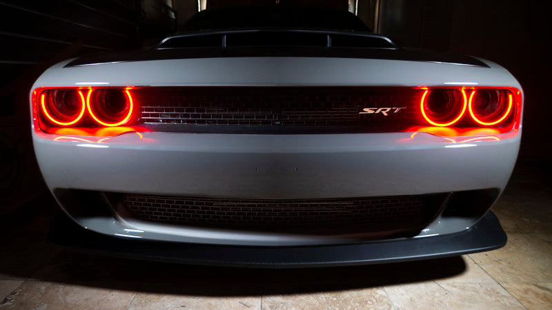 Oracle 15-21 Dodge Challenger Dynamic Surface Mount Headlight Halo Kit - - Dynamic