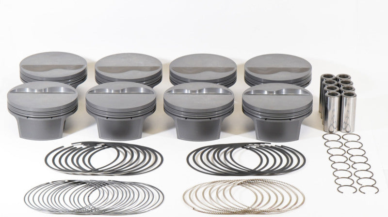 Mahle MS Piston Set SBF 433ci 4.155in Bore 4.000in Stroke 6.25in Rod .927 Pin -6cc 12.1 CR Set of 8