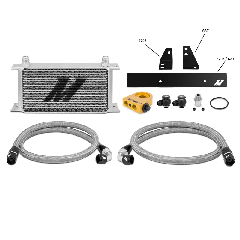 Mishimoto 09-12 Nissan 370Z / 08-12 Infiniti G37 (Coupe Only) Thermostatic Oil Cooler Kit