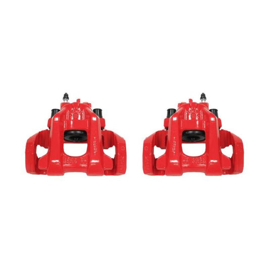Power Stop 11-17 Dodge Durango Rear Red Calipers w/Brackets - Pair