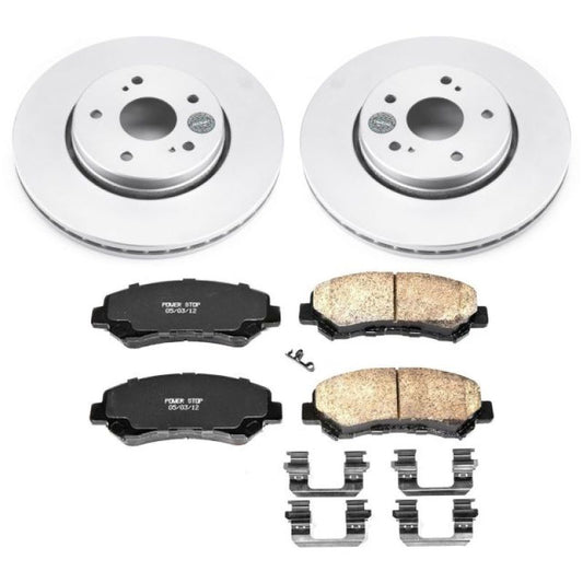 Power Stop 10-13 Suzuki Kizashi Front Z17 Evolution Geomet Coated Brake Kit