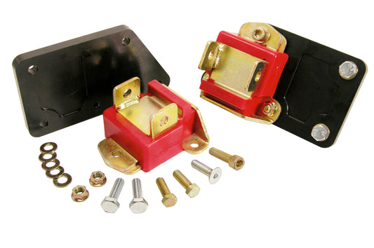 Prothane Chevy LS1 Motor Mount Adapter Kit - Type B - Red