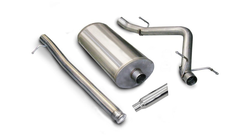 Corsa 2007-2008 Chevrolet Silverado Reg. Cab/Short Bed 1500 4.8L V8 Polished Sport Cat-Back Exhaust