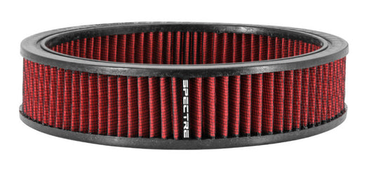 Spectre Round Air Filter 9in. x 2in. - Red