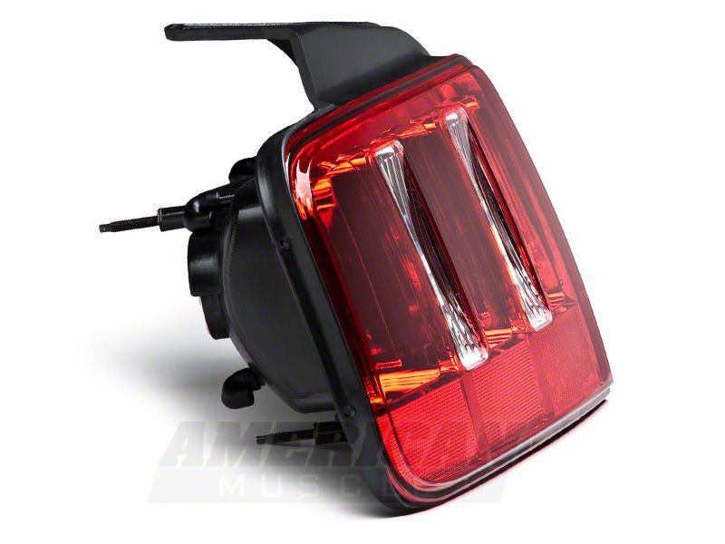 Raxiom 05-09 Ford Mustang Coyote Tail Lights- Chrome Housing - Red/Clear Lens