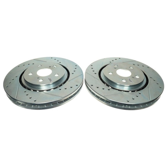 Power Stop 21-22 Toyota Sienna Front Drilled & Slotted Rotor - Pair