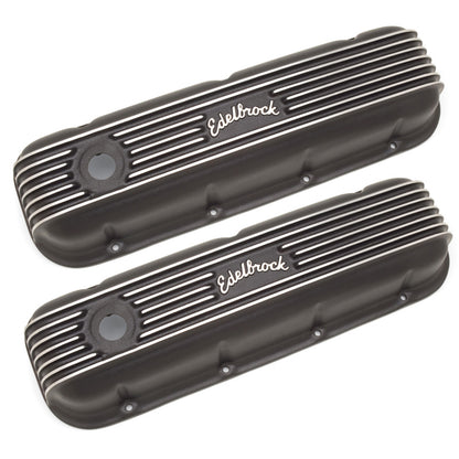 Edelbrock Valve Cover Classic Series Chevrolet 1965 and Later 396-502 V8 Black