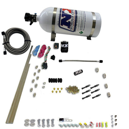 Nitrous Express 6 Cyl Dry Direct Port Nitrous Kit w/ 12lb Bottle