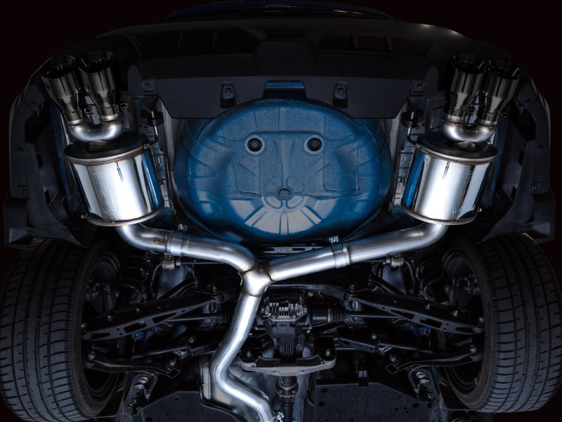 AWE Tuning 2022+ VB Subaru WRX Touring Edition Exhaust - Diamond Black Tips