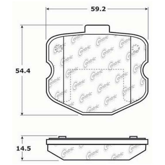 StopTech Street Touring 06-09 Chevrolet Corvette Z06 Front Brake Pads