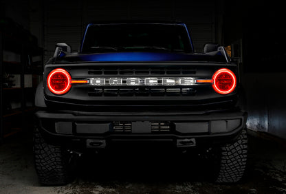 Oracle 2122 Ford Bronco Headlight Halo Kit w/DRL Bar  Base Headlights w/Simple Control