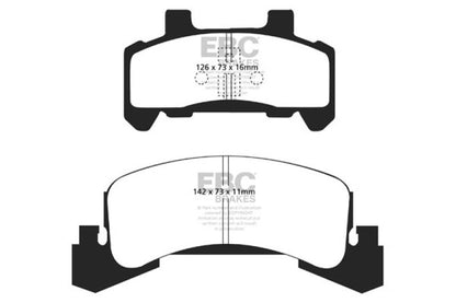 EBC 85-87 Buick Skyhawk 1.8 Turbo Yellowstuff Front Brake Pads