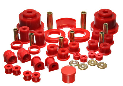 Energy Suspension 04 Pontiac GTO Red Hyper-flex Master Bushing Set